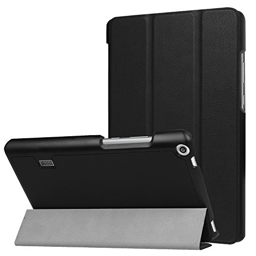 FanTing Hülle für Huawei MediaPad T3 7.0 Tablette,Ultradünne, Exquisite Erscheinung,mit Standfunction,für Huawei MediaPad T3 7.0 Tablette -Schwarz von FanTing