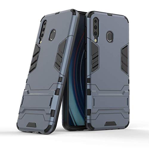 FanTing Hülle für Huawei P30 Pro New Edition,Doppelschicht-Design(TPU+PC) Stoßfest Hybrid Robuste Schutzhülle Mit Standfunktion,Hülle für Huawei P30 Pro New Edition-Dunkelblau von FanTing