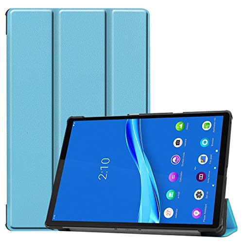 FanTing Hülle für Lenovo M10 Plus TB-X606F Tablette,Ultradünne, Exquisite Erscheinung,mit Standfunction,für Lenovo M10 Plus TB-X606F Tablette -Himmel blau von FanTing