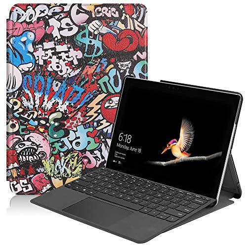FanTing Hülle für Microsoft Surface Go 2 2020 Tablette,Ultradünne, Exquisite Erscheinung,mit Standfunction,für Microsoft Surface Go 2 2020 Tablette -Graffiti von FanTing
