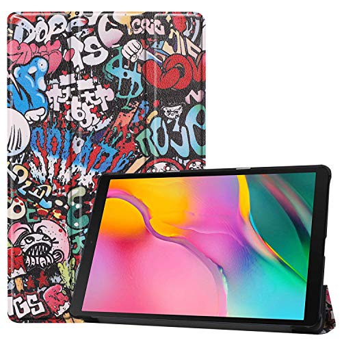 FanTing Hülle für Samsung Galaxy Tab A 10.1 2019 Tablette,Ultradünne, Exquisite Erscheinung,mit Standfunction,für Samsung Galaxy Tab A 10.1 2019 Tablette -Graffiti von FanTing