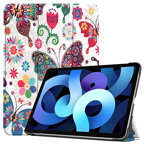 FanTing Hülle für iPad Air 4 10.9" Tablette,Ultradünne, Exquisite Erscheinung,mit Standfunction,für iPad Air 4 10.9" Tablette -Schmetterling von FanTing