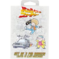 Fanattik Back to the Future Limited Japanese Edition Pin Badge Set von Fanattik