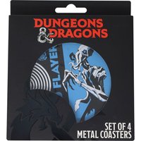 Fanattik Dungeons & Dragons Metal Coaster Set von Fanattik
