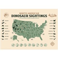 Fanattik Jurassic World - Dinosaur Sightings - Limited Edition Art Print von Fanattik