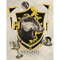 Harry Potter Kunstdruck: Hufflepuff-Wappen von Fanattik