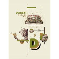 Harry Potter Premium-Kunstdruck in limitierter Auflage: Dobby No! von Fanattik