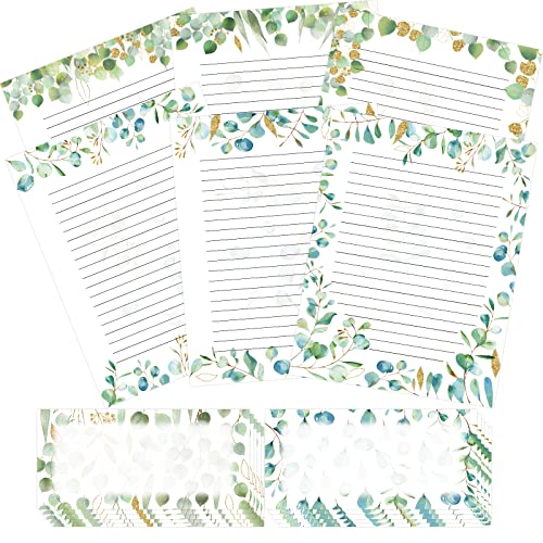 Briefpapier mit Umschlägen Eukalyptus Schreibwaren-Set mit Linien Briefpapier 8,5x11 Briefpapier mit Umschlägen Eukalyptus Schreibwaren-Set mit Linien Briefpapier 8,5x11 von Fancy Land
