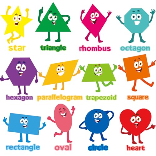 Pinnwand-Set, bunte Formen, Ausschnitte für Klassenzimmer, Lernen, für Kinder, Kleinkinder, Schulbedarf, 24 Stück Pinnwand-Set, bunte Formen, Ausschnitte für Klassenzimmer, Lernen, für Kinder, Kleinkinder, Schulbedarf, 24 Stück von Fancy Land