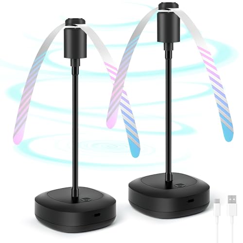Fancysky Fliegenwedler, 2 Stück Mückenabwehr Outdoor, Fliegenvertreiber, Fliegenwedler für Tische, Fliegenabweisender Ventilator, Fly Repellent Fan mit Haken, Faltbar Fancysky Fliegenwedler, 2 Stück Mückenabwehr Outdoor, Fliegenvertreiber, Fliegenwedler für Tische, Fliegenabweisender Ventilator, Fly Repellent Fan mit Haken, Faltbar von Fancysky