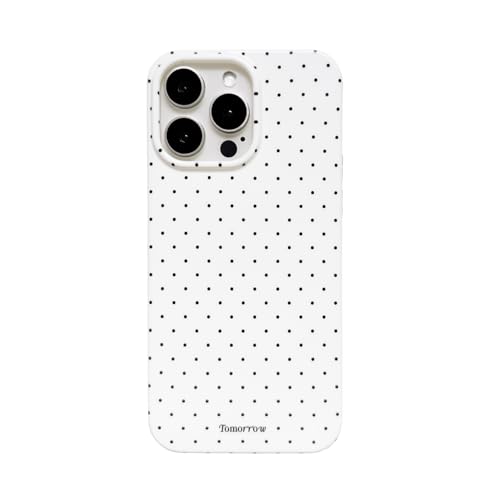 Faneiy Schutzhülle für iPhone 15 Pro Max, niedlich, modisch, gepunktet, ästhetisch, stilvoll, weich, stoßfest, Weiß Faneiy Schutzhülle für iPhone 15 Pro Max, niedlich, modisch, gepunktet, ästhetisch, stilvoll, weich, stoßfest, Weiß von Faneiy