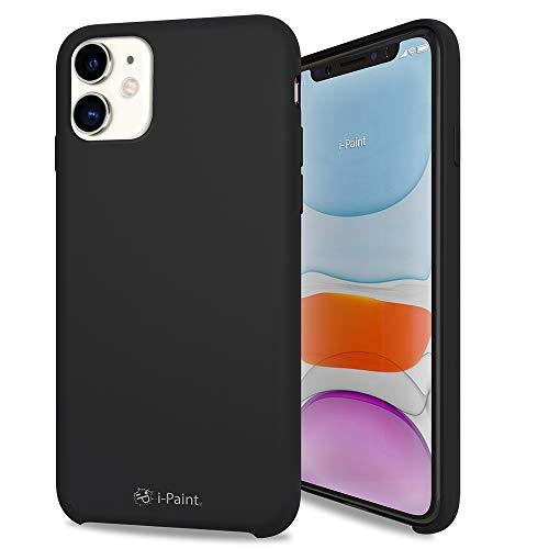 i-Paint Schutzhülle für iPhone 11 6.1" aus Silikon, Schwarz mit Mikrofaser-Innenfutter, Solid Case Schwarz i-Paint Schutzhülle für iPhone 11 6.1" aus Silikon, Schwarz mit Mikrofaser-Innenfutter, Solid Case Schwarz von i-Paint