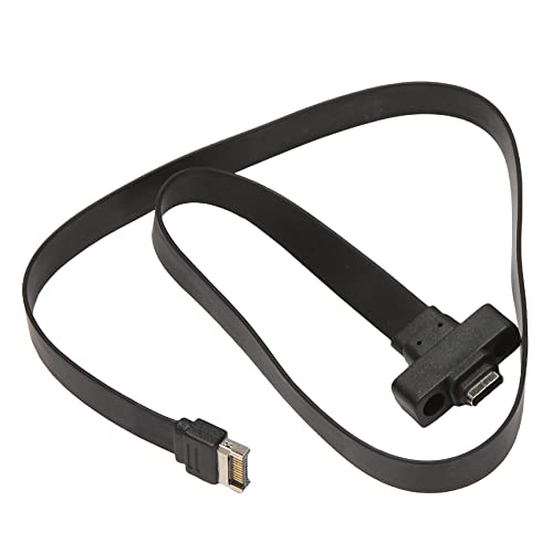 Fangxuee USB 3.1 Front Panel Typ E auf Typ C VerläNgerung Kabel, Gen 2 (10 Gbit/S) Internes Adapter Kabel, mit 2 Schrauben (50Cm) von Fangxuee