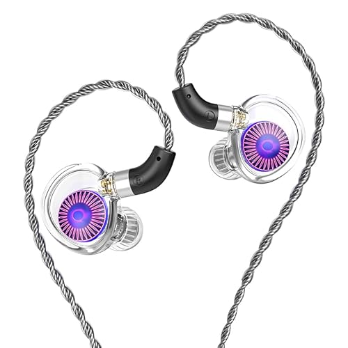 Fanmusic TRN Medusa Hochleistungs-In-Ear-Kopfhörer (12 mm, dynamische Treiber-Monitore) (kein Mikrofon) von Fanmusic