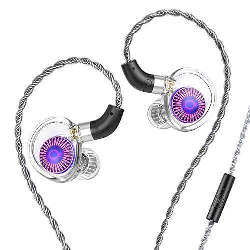 Fanmusic TRN Medusa Hochleistungs-In-Ear-Kopfhörer mit Mikrofon, dynamische Treiber, 12 mm Fanmusic TRN Medusa Hochleistungs-In-Ear-Kopfhörer mit Mikrofon, dynamische Treiber, 12 mm von Fanmusic