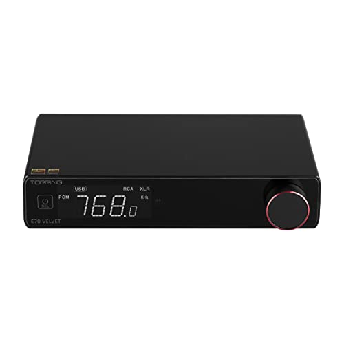 Topping E70-VELVET DAC AK4499EX XU316 RCA XLR Bluetooth 5.1 Unterstützung LDAC Übertragung Low-Noise Voltage Reference Decoder Topping E70-VELVET DAC AK4499EX XU316 RCA XLR Bluetooth 5.1 Unterstützung LDAC Übertragung Low-Noise Voltage Reference Decoder von Fanmusic