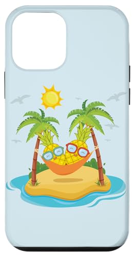 Ananas Relaxing Hängematte Tropical Funny Hülle für iPhone 12 mini von Fantabulous Acc
