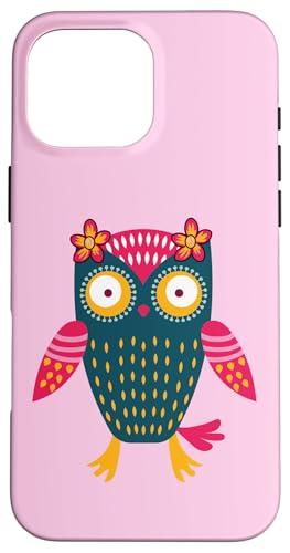 Bunte süße Eule: lustiger Vogelliebhaber Hülle für iPhone 16 Pro Max Bunte süße Eule: lustiger Vogelliebhaber Hülle für iPhone 16 Pro Max von Fantabulous Acc