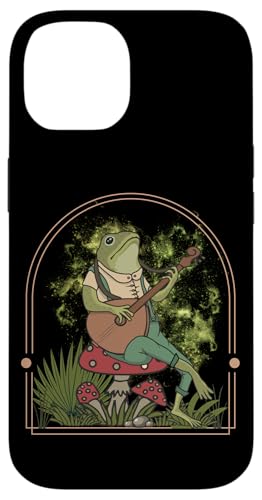 Cottagecore Banjo Frosch: Rustikale Ästhetik lustig Hülle für iPhone 14 von Fantabulous Acc