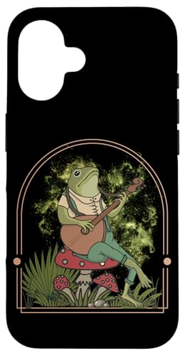 Cottagecore Banjo Frosch: Rustikale Ästhetik lustig Hülle für iPhone 16 Cottagecore Banjo Frosch: Rustikale Ästhetik lustig Hülle für iPhone 16 von Fantabulous Acc
