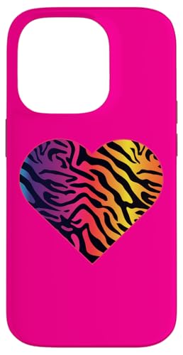 Herz Regenbogen Tiger Print - Boho Chic Fashion Hülle für iPhone 14 Pro Herz Regenbogen Tiger Print - Boho Chic Fashion Hülle für iPhone 14 Pro von Fantabulous Acc