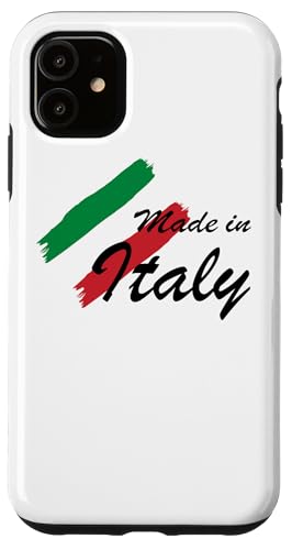 Jersey mit Aufdruck "Made in Italy" Hülle für iPhone 11 von Fantabulous Acc