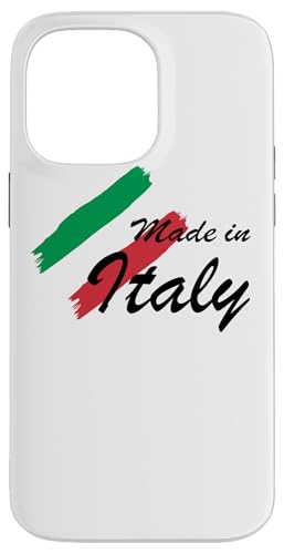 Jersey mit Aufdruck "Made in Italy" Hülle für iPhone 14 Pro Max von Fantabulous Acc