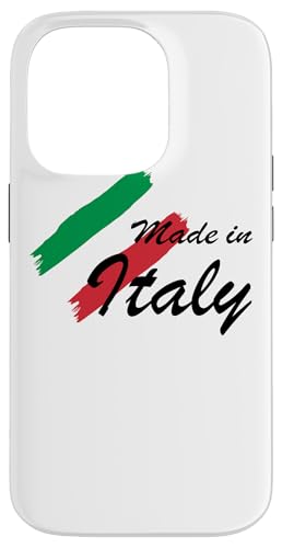 Jersey mit Aufdruck "Made in Italy" Hülle für iPhone 14 Pro von Fantabulous Acc