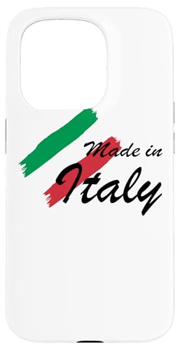 Jersey mit Aufdruck "Made in Italy" Hülle für iPhone 15 Pro von Fantabulous Acc