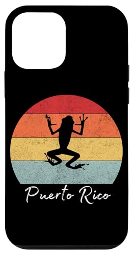 Puerto Rico Lustiger Frosch Retro Vintage Hülle für iPhone 12 mini von Fantabulous Acc