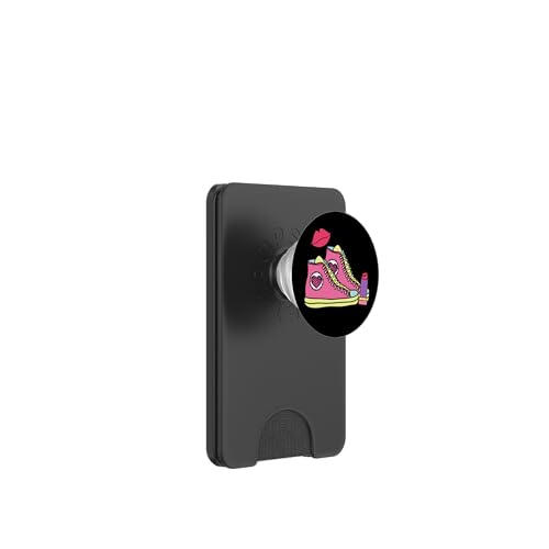 Rote Lippen, Lippenstift, Retro-Schuhe – Vintage Pop Art lustig PopSockets PopWallet für MagSafe von Fantabulous Acc