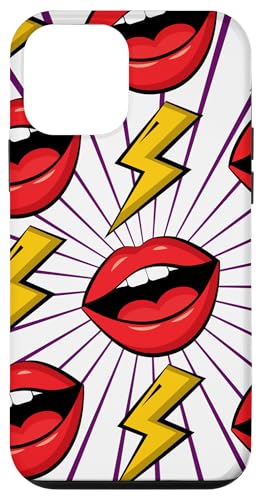 Rote Lippen Pop Art Lustig Hülle für iPhone 12 mini Rote Lippen Pop Art Lustig Hülle für iPhone 12 mini von Fantabulous Acc