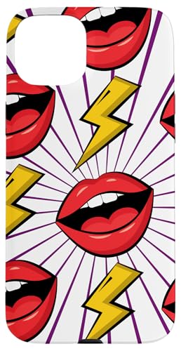 Rote Lippen Pop Art Lustig Hülle für iPhone 15 Plus Rote Lippen Pop Art Lustig Hülle für iPhone 15 Plus von Fantabulous Acc