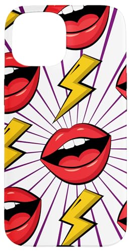 Rote Lippen Pop Art Lustig Hülle für iPhone 15 Rote Lippen Pop Art Lustig Hülle für iPhone 15 von Fantabulous Acc