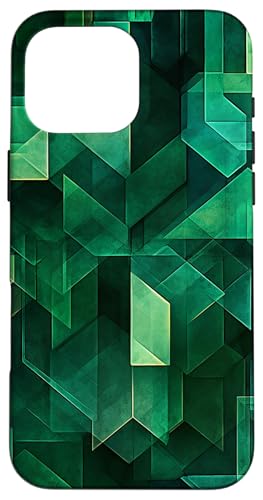 Smaragd, geometrisch, elegant Hülle für iPhone 16 Pro Max Smaragd, geometrisch, elegant Hülle für iPhone 16 Pro Max von Fantabulous Acc