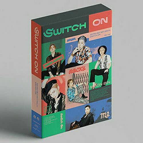 ASTRO [ SWITCH ON ] 8th Mini Album [ ON ] VER. 1ea CD+84p Photo Book+8p Lyric Book+2ea Photo Card +1ea Sticker+1ea Post Card K-POP SEALED+TRACKING NUMBER von Fantagio