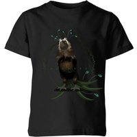 Fantastic Beasts Augurey Kids' T-Shirt - Black - 11-12 Jahre von Fantastic Beasts