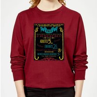 Fantastic Beasts Les Plus Grand Des Cirques Women's Sweatshirt - Burgundy - M von Fantastic Beasts