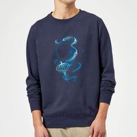 Fantastic Beasts Newt Silhouette Sweatshirt - Navy - XL von Fantastic Beasts
