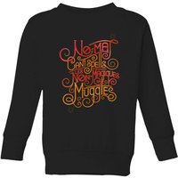 Fantastic Beasts No-Maj Kids' Sweatshirt - Black - 9-10 Jahre von Fantastic Beasts