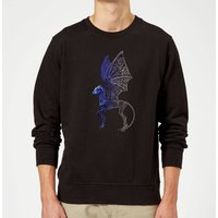 Fantastic Beasts Tribal Thestral Sweatshirt - Black - XL von Fantastic Beasts