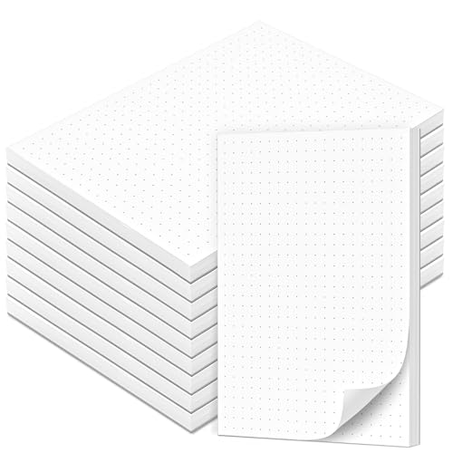 Fantastino® A6 Notizblock Punktiert - 10 Stück, 500 Blatt (50 pro Block) 90 g/m² Premium-Papier. Notizblöcke klein, Schreibblock gepunktet, mini Notizzettel abreißbar für Büro, Haushalt, Schule, Uni Fantastino® A6 Notizblock Punktiert - 10 Stück, 500 Blatt (50 pro Block) 90 g/m² Premium-Papier. Notizblöcke klein, Schreibblock gepunktet, mini Notizzettel abreißbar für Büro, Haushalt, Schule, Uni von Fantastino