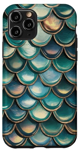 Bunte Meerjungfrauenschuppen, Skala, Märchenschwanz, Fee Hülle für iPhone 11 Pro von Fantasy