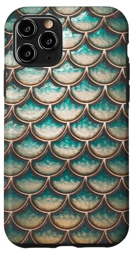 Bunte Meerjungfrauenschuppen, Skala, Märchenschwanz, Fee Hülle für iPhone 11 Pro von Fantasy