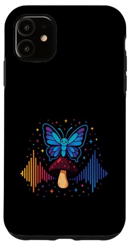 Butterfly Mushroom Soundwave Colorful Nature Magic Hülle für iPhone 11 Butterfly Mushroom Soundwave Colorful Nature Magic Hülle für iPhone 11 von Fantasy