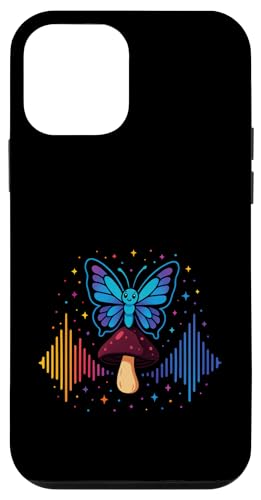 Butterfly Mushroom Soundwave Colorful Nature Magic Hülle für iPhone 12 mini von Fantasy