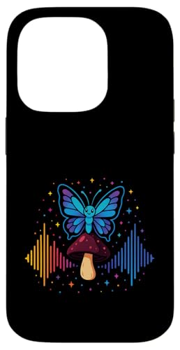 Butterfly Mushroom Soundwave Colorful Nature Magic Hülle für iPhone 14 Pro Butterfly Mushroom Soundwave Colorful Nature Magic Hülle für iPhone 14 Pro von Fantasy