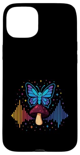 Butterfly Mushroom Soundwave Colorful Nature Magic Hülle für iPhone 15 Plus Butterfly Mushroom Soundwave Colorful Nature Magic Hülle für iPhone 15 Plus von Fantasy