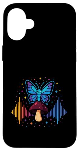 Butterfly Mushroom Soundwave Colorful Nature Magic Hülle für iPhone 16 Plus Butterfly Mushroom Soundwave Colorful Nature Magic Hülle für iPhone 16 Plus von Fantasy