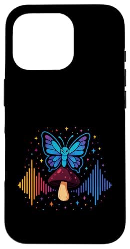 Butterfly Mushroom Soundwave Colorful Nature Magic Hülle für iPhone 16 Pro Butterfly Mushroom Soundwave Colorful Nature Magic Hülle für iPhone 16 Pro von Fantasy